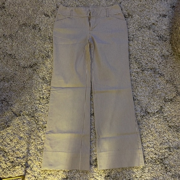 Old Navy Stripe Flare Pants size 8 Short - Picture 2 of 5